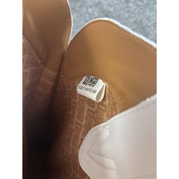 Dingo Boots Womens Size 9M White King Card Embroidered Western Cowboy Leather - Picture 7 of 13